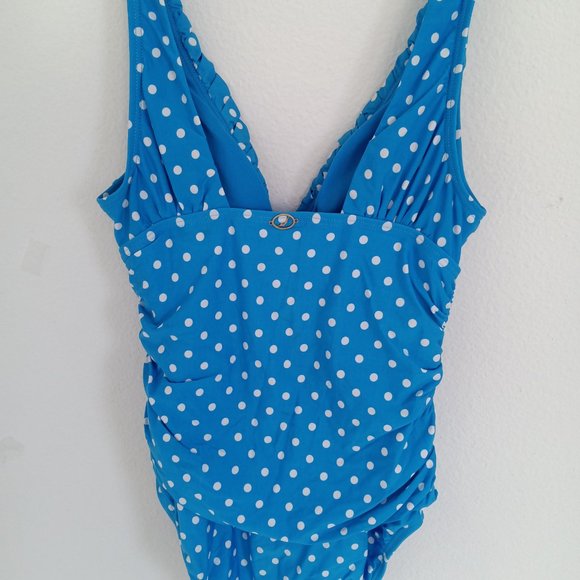 Jantzen one piece polka dot swim suit - Picture 2 of 4